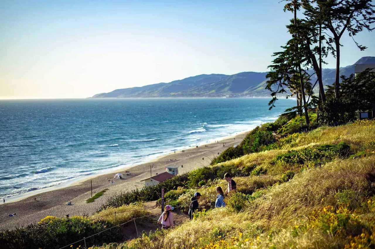 View of a Southern California beach