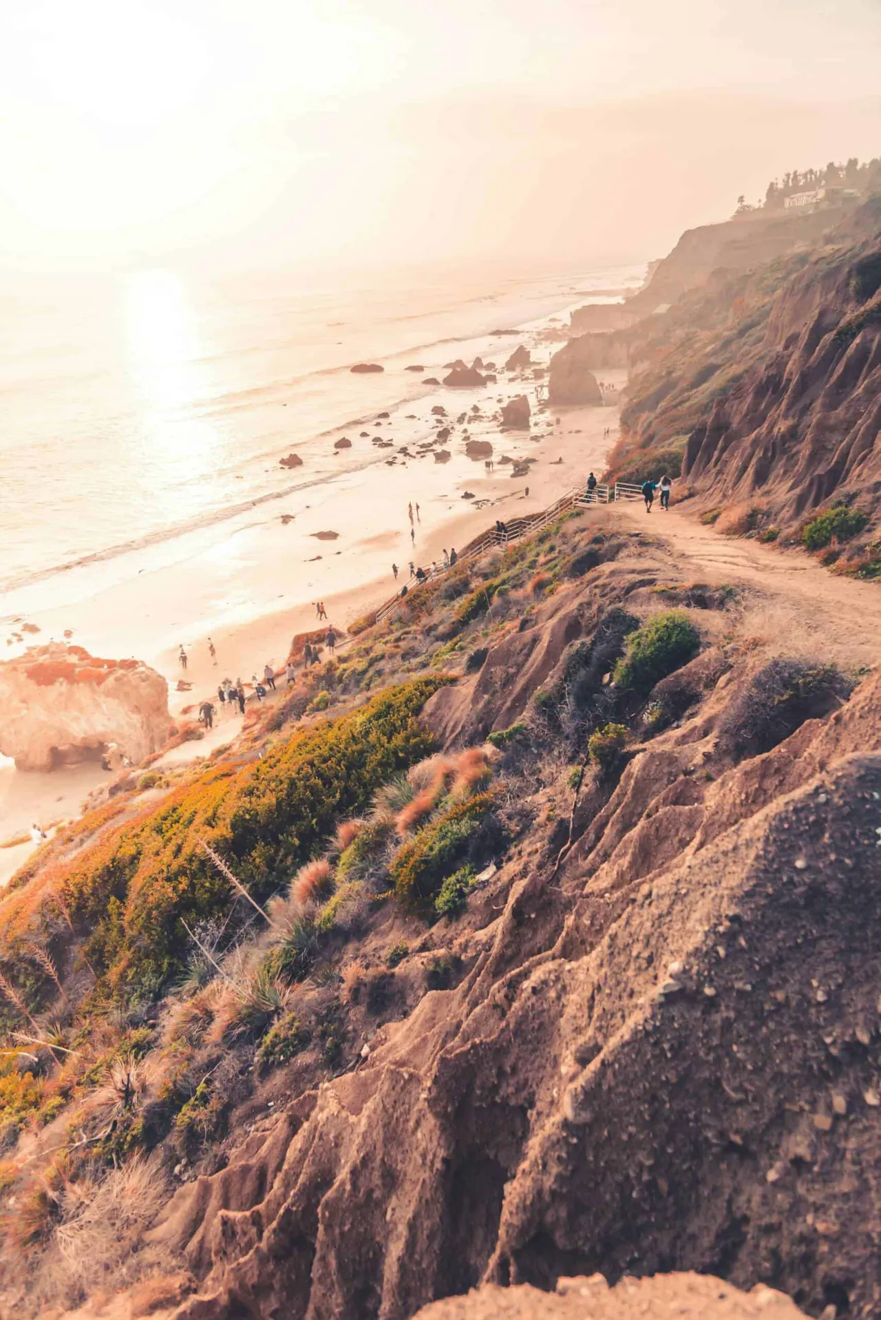 View of a Southern California beach